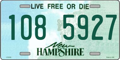 NH license plate 1085927