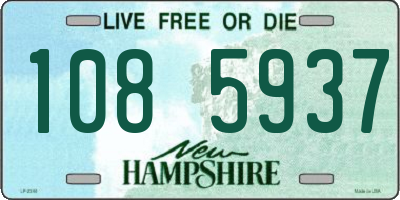 NH license plate 1085937