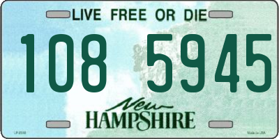 NH license plate 1085945