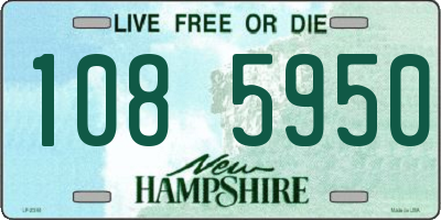 NH license plate 1085950