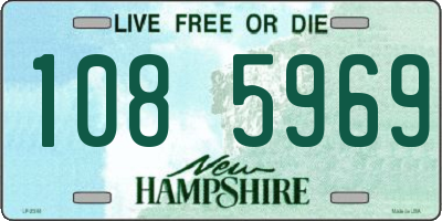 NH license plate 1085969