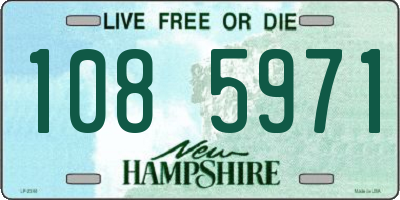 NH license plate 1085971