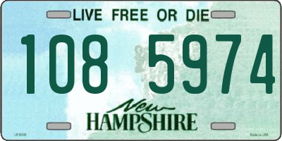 NH license plate 1085974