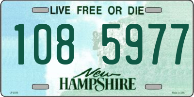 NH license plate 1085977