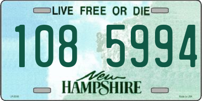 NH license plate 1085994