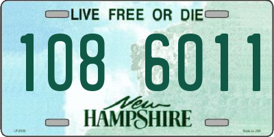 NH license plate 1086011