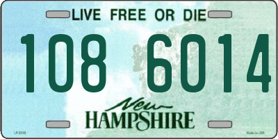 NH license plate 1086014