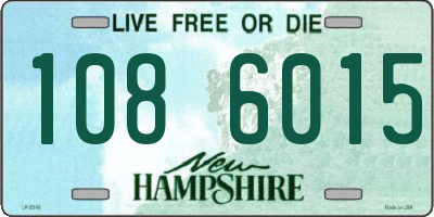 NH license plate 1086015