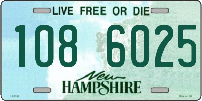NH license plate 1086025