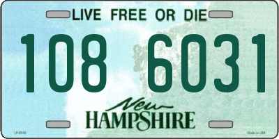 NH license plate 1086031