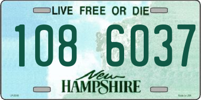 NH license plate 1086037