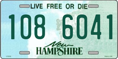 NH license plate 1086041