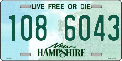 NH license plate 1086043