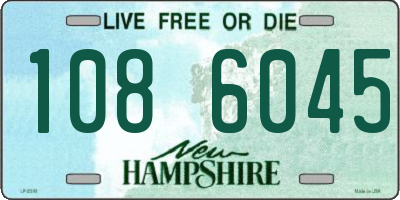 NH license plate 1086045