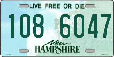 NH license plate 1086047