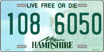 NH license plate 1086050