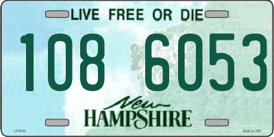 NH license plate 1086053