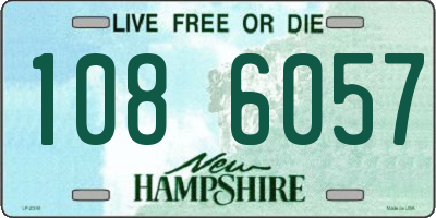 NH license plate 1086057