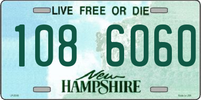 NH license plate 1086060