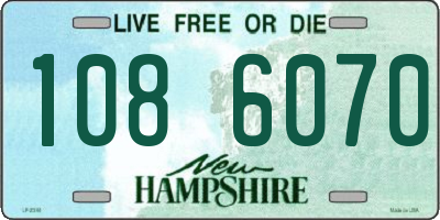 NH license plate 1086070