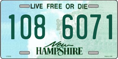 NH license plate 1086071