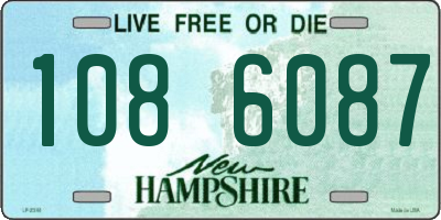 NH license plate 1086087