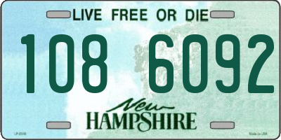NH license plate 1086092