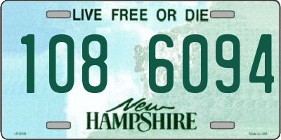NH license plate 1086094