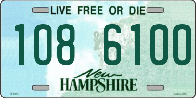 NH license plate 1086100