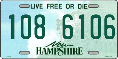 NH license plate 1086106