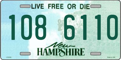 NH license plate 1086110