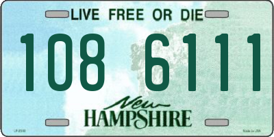 NH license plate 1086111