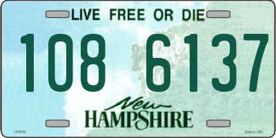 NH license plate 1086137