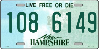 NH license plate 1086149