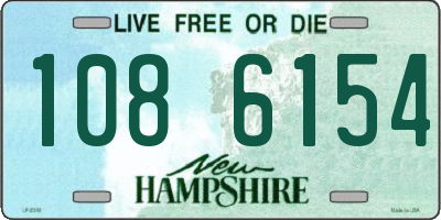 NH license plate 1086154