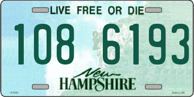 NH license plate 1086193