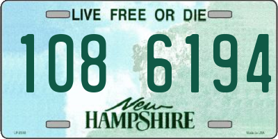 NH license plate 1086194
