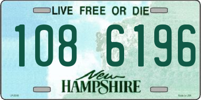 NH license plate 1086196