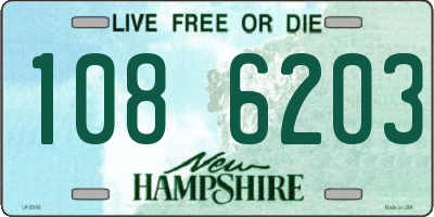 NH license plate 1086203