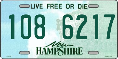 NH license plate 1086217