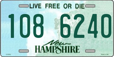 NH license plate 1086240