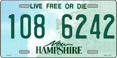 NH license plate 1086242