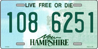 NH license plate 1086251