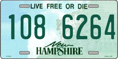 NH license plate 1086264