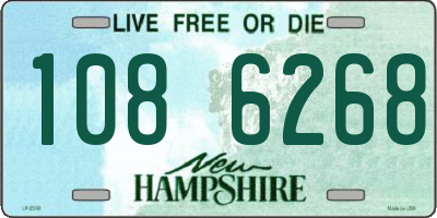 NH license plate 1086268