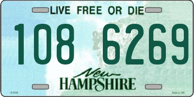 NH license plate 1086269
