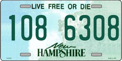 NH license plate 1086308