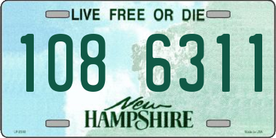 NH license plate 1086311