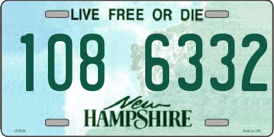 NH license plate 1086332