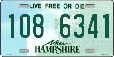 NH license plate 1086341